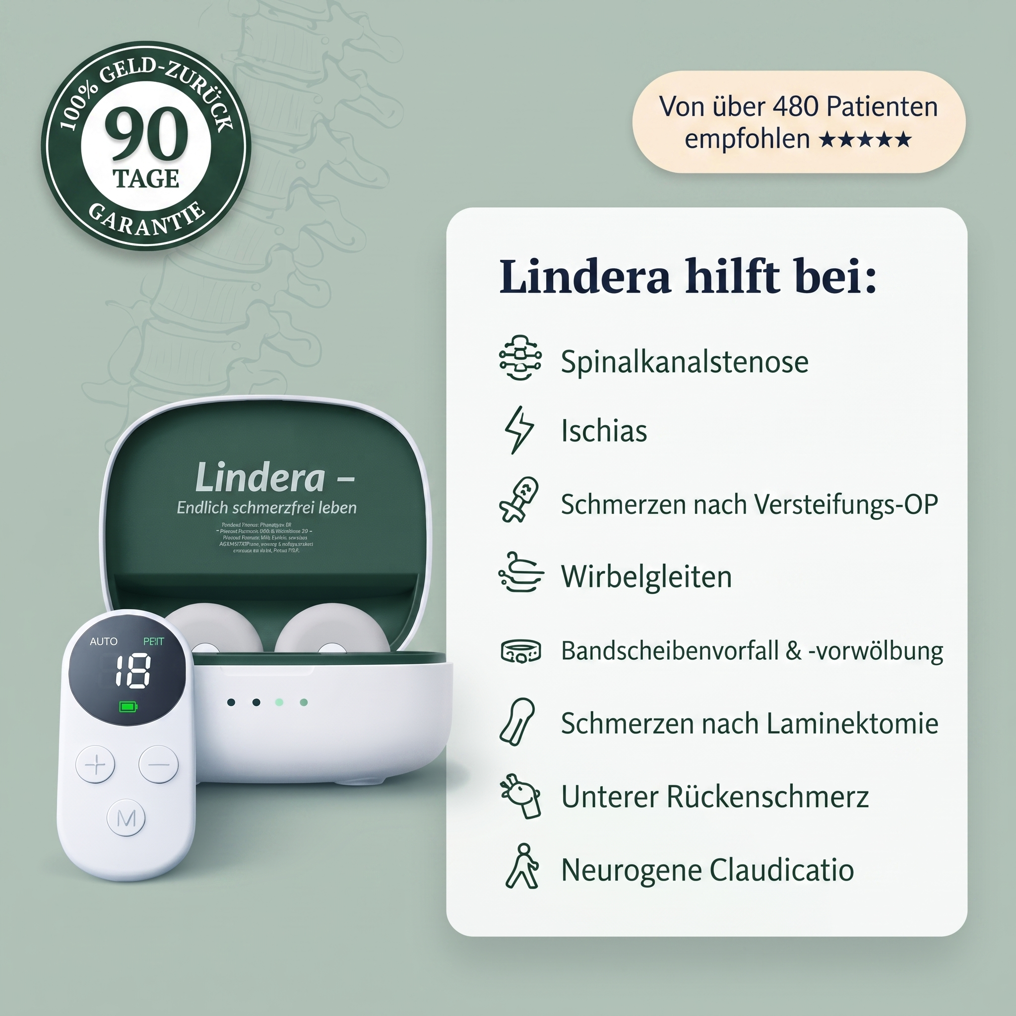 Lindera Schmerzlinderungs-Set